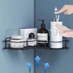 1pc Bathroom Shelf,  Shower Caddy Rack,  Bathroom Kitchen No Punching
